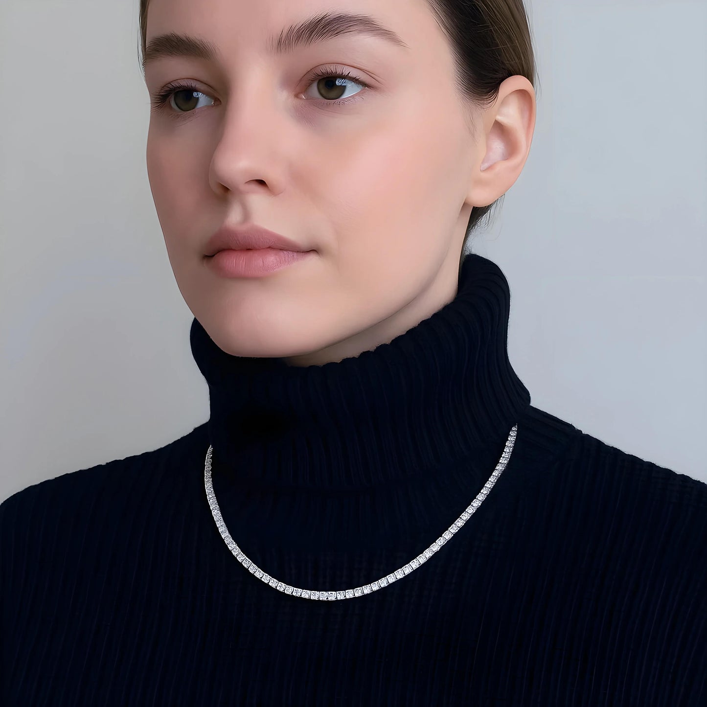 3mm Moissanite Tennis Chain