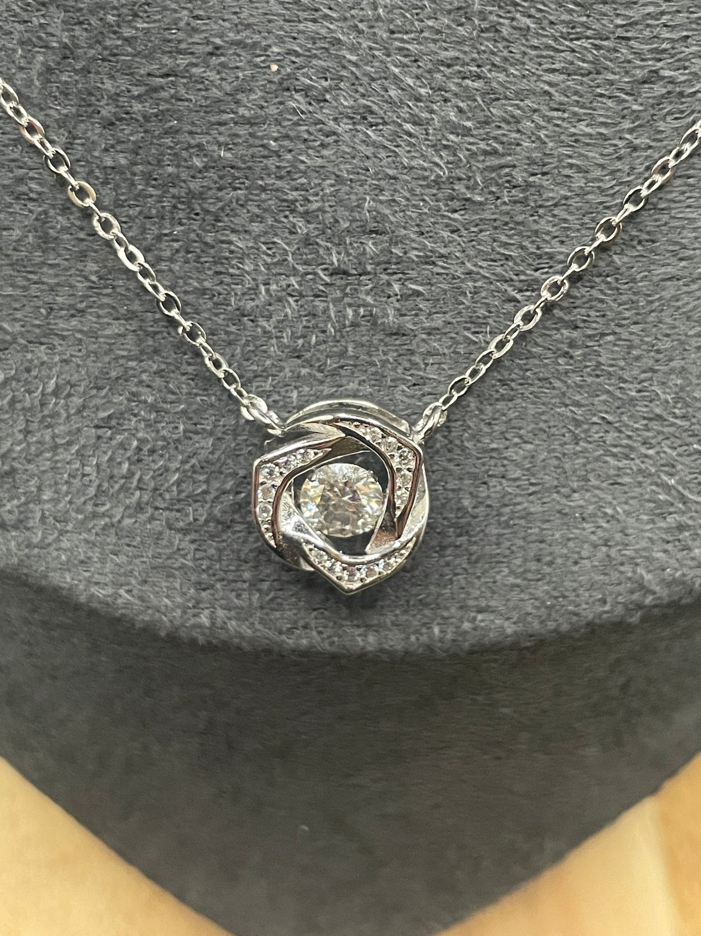 Heart Shaped 1ct Moissanite Diamond Pendant