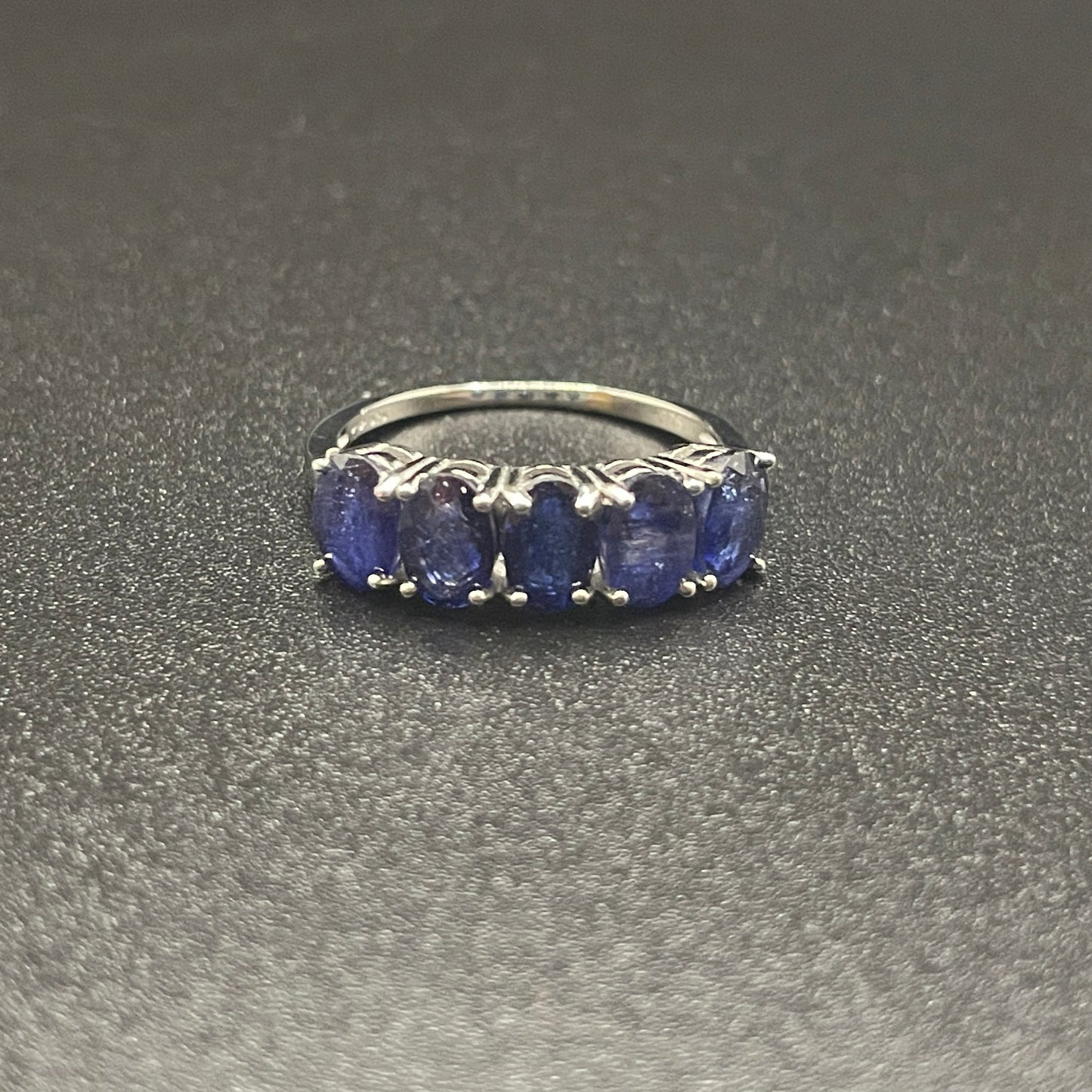 Natural Sapphire Silver Ring