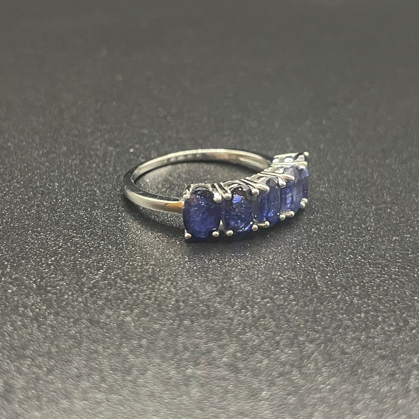 Natural Sapphire Silver Ring