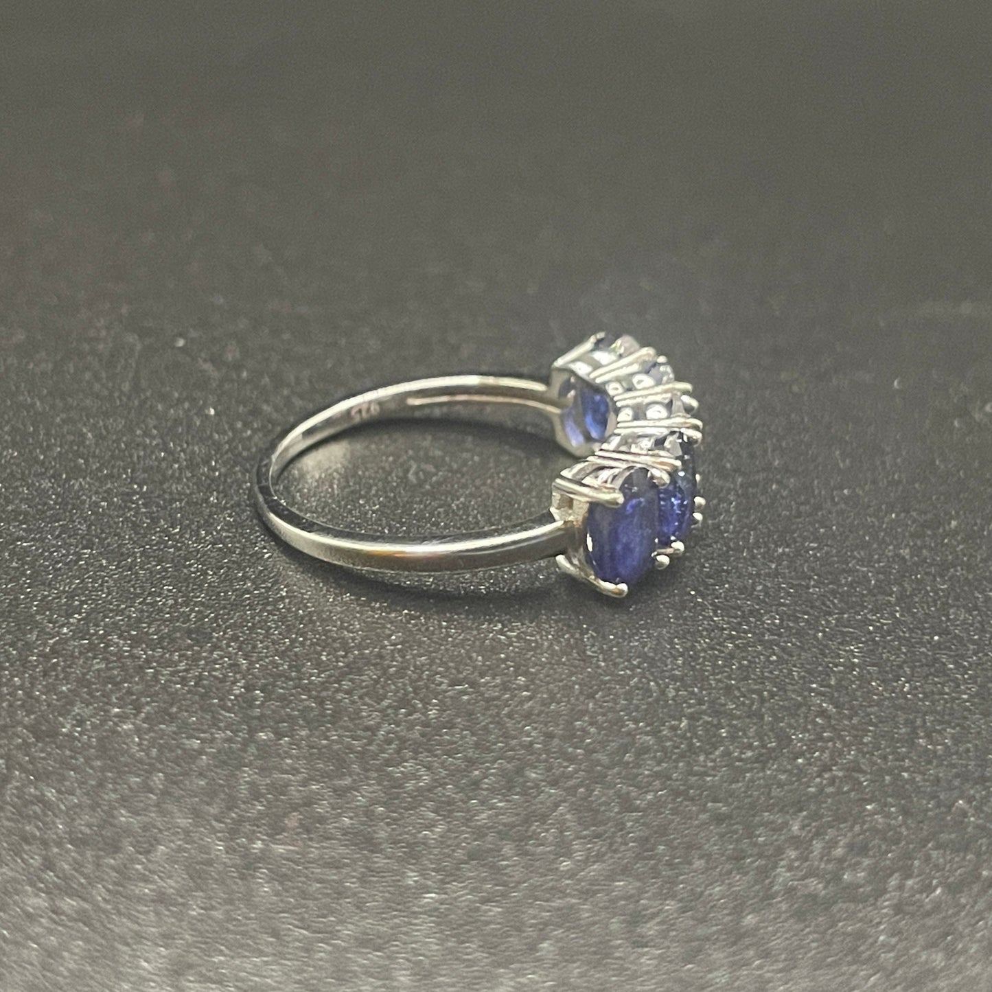 Natural Sapphire Silver Ring