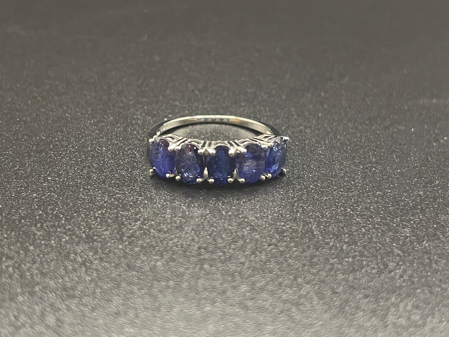 Natural Sapphire Silver Ring