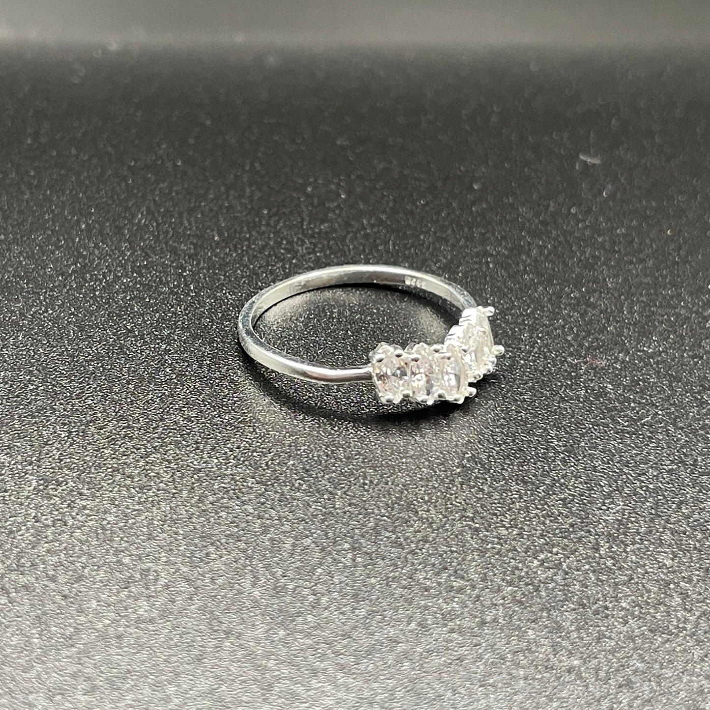 Cubic Zirconia Five Stone Ring