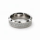 VVS1 The Apollo Moissanite Band – Men's Double-Row Pavé Ring