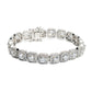 6mm Moissanite Cluster Bracelet, 925 Sterling Silver