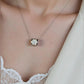 1ct Moissanite Diamond silver framed Pendant