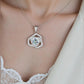 Flower style 1ct Moissanite Diamond Pendant with mini diamond stones finish