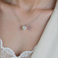 Unique Single 1ct Moissanite Diamond Pendant