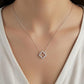 Open Clover Zirconia Pendant, 925 Sterling Silver