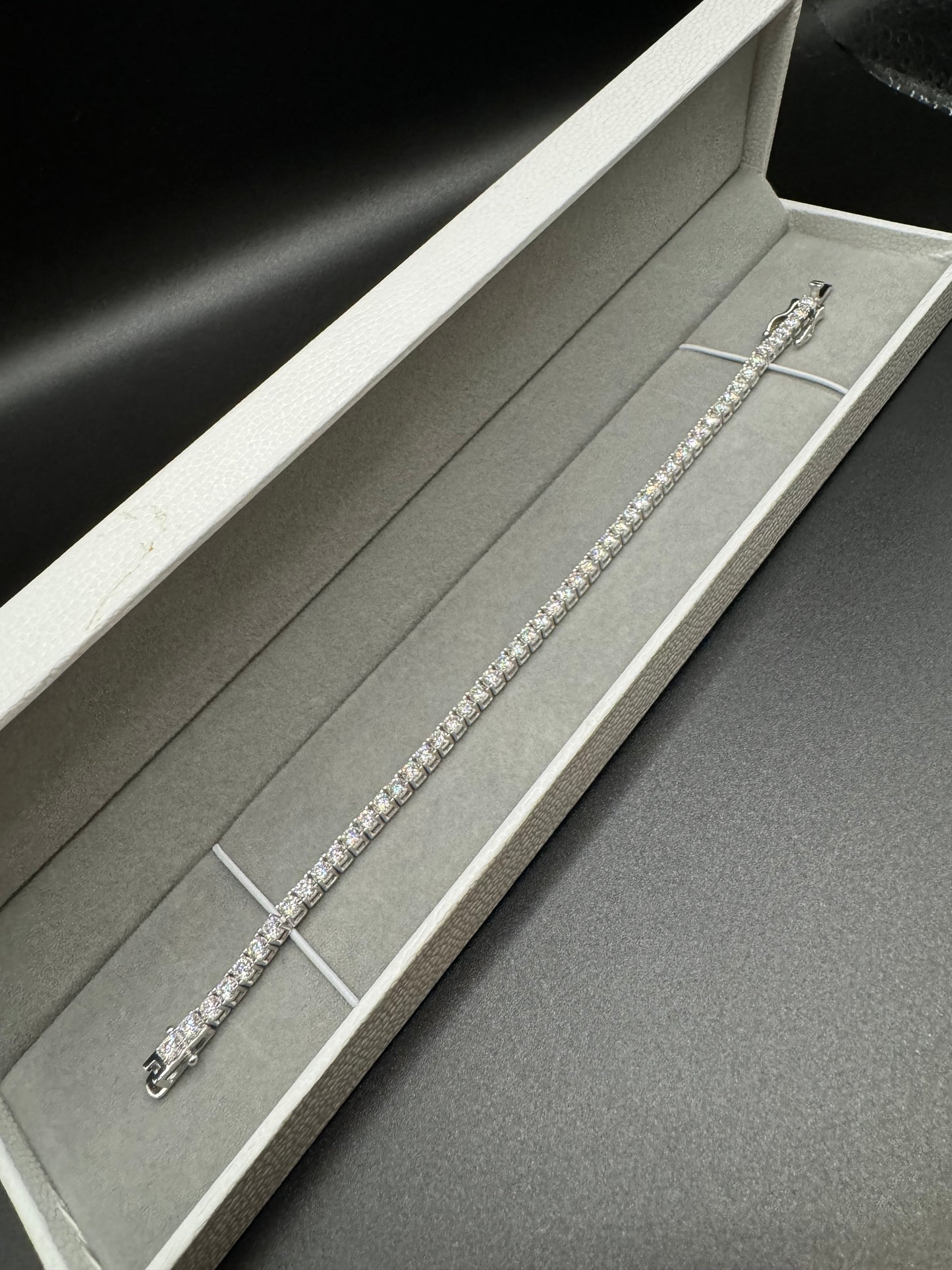 4mm Moissanite Tennis Bracelet