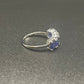 Natural Sapphire Silver Ring