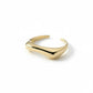Gold Plated Vayu Ring, 925 Sterling Silver