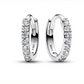 Pandora Hoop CZ Diamond Earring, 925 Sterling Silver
