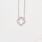 Open Clover Zirconia Pendant, 925 Sterling Silver