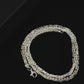 3mm Franco Diamond Cut chain, Sterling silver 925