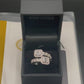 VVS1 The Vanguard Iced Moissanite Baguette Cluster Ring, 925 Sterling Silver