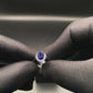 Natural Sapphire Silver Ring
