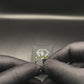 Natural Diopside Silver Ring