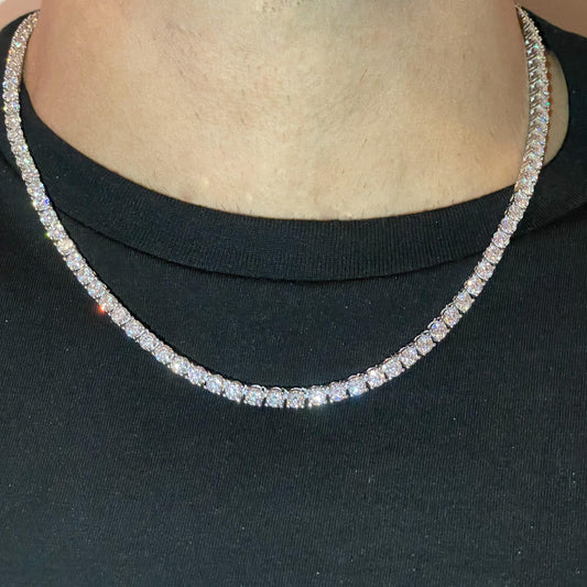 4mm Moissanite Tennis Chain