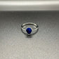 Sapphire silver ring