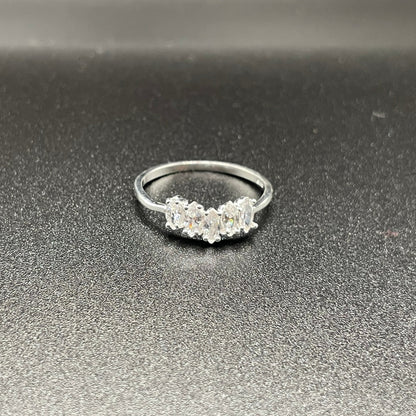 Cubic Zirconia Five Stone Ring