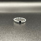 Black Stone Cubic Zirconia Ring